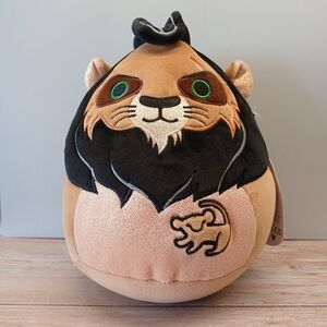 Disney Lion King Scar Squshmallow, 8" Plush Toy With Tag, by Jazwares, EUC